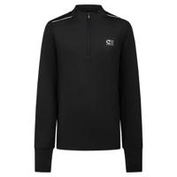 Cruyff Ametrine Trainingstrui 1/4-Zip Kids Zwart - thumbnail