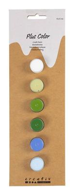 Creativ Company Plus color acrylverf, blauw/groen harmonie, 6x5 ml/ 1 doos Creativ Company Plus color acrylverf, blauw/groen harmonie, 6x5 ml/ 1 doos