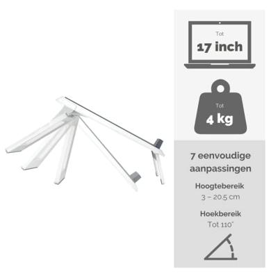 Fellowes I-Spire laptopstandaard Quick Lift, wit - thumbnail