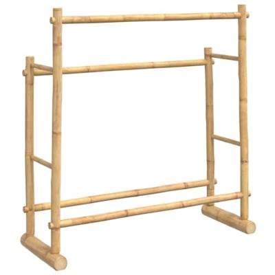 VidaXL Kledingrek 100x30x100 cm bamboe VidaXL Kledingrek 100x30x100 cm bamboe