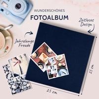 Goldbuch Zubehör Digitalkameras 24 708 Fotoalbum (b x h) 25 cm x 25 cm Blauw 60 bladzijden - thumbnail