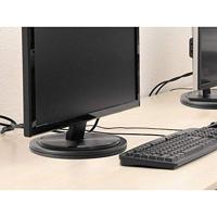 TOOLCRAFT Monitordraaischijf Hoogte: 2 cm (max) Zwart - thumbnail