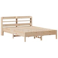 Bedframe zonder matras massief grenenhout 140x200 cm - thumbnail