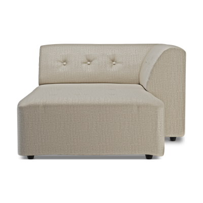 HKliving Vint bank right divan Pure Ivory HKliving Vint bank right divan Pure Ivory