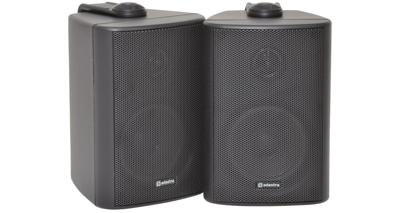 Adastra 2x Zwarte Muur Monteerbare Surround Sound Home Audio HiFi-luidsprekers 60W