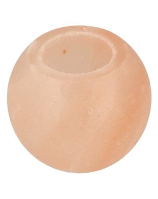 Ruben Robijn Theelichthouder zoutsteen bol (1 st)