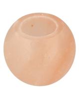 Ruben Robijn Theelichthouder zoutsteen bol (1 st) - thumbnail