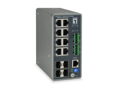 LevelOne IGU-1271 Managed L3 Gigabit Ethernet (10/100/1000) Grijs LevelOne IGU-1271 Managed L3 Gigabit Ethernet (10/100/1000) Grijs
