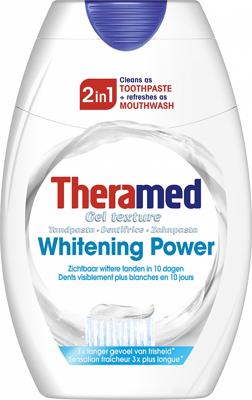 Theramed 2in1 Whitening Power Tandpasta + Mondwater