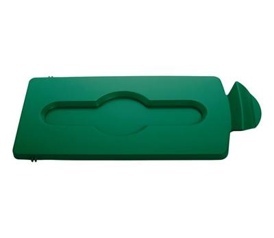 Deksel rubbermaid slim jim rs gesloten groen