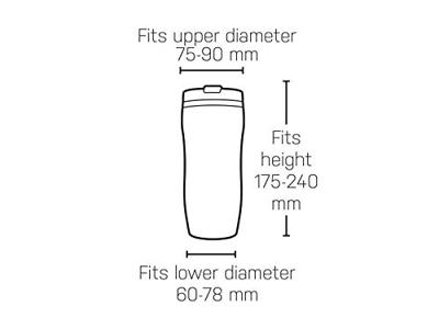 Topeak Modula Java Bidonhouder Instelbaar - Zwart