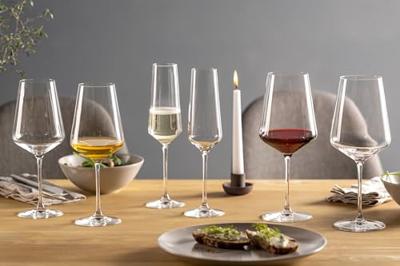 Leonardo Wijnglazenset Puccini (Rode wijnglazen & Witte Wijnglazen & Champagneglazen) - 18 delige set Leonardo Wijnglazenset Puccini (Rode wijnglazen & Witte Wijnglazen & Champagneglazen) - 18 delige set