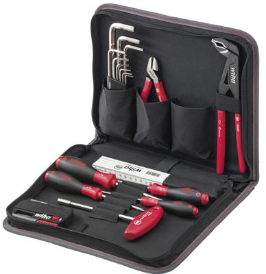 Wiha 9300-024 Set 10tlg 36388 Gereedschapsset Doe-het-zelver Incl. tas 31-delig