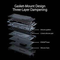 Asus ROG Azoth 75 Draadloos Wit - thumbnail