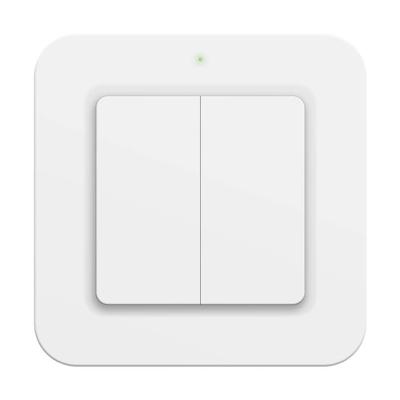 Draadloze Wandschakelaar KAKU - Enkel/Dubbel - AWST-9000 - Wit