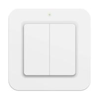 Draadloze Wandschakelaar KAKU - Enkel/Dubbel - AWST-9000 - Wit - thumbnail