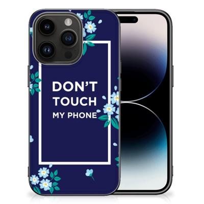 iPhone 15 Pro | Telefoon Hoesje | Flowers Blue DTMP