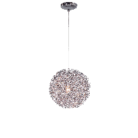 Hanglamp Firenze Modern 30 cm 1 Lichts Zilver - thumbnail