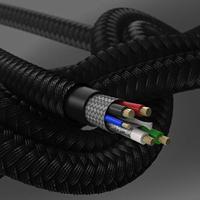 OtterBox Nylon Braided Charge/Sync Cable USB-C to USB-C 1m Black - thumbnail