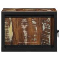 Nachtkastjes 2st 40x35x25cm massief gerecycled hout meerkleurig - thumbnail