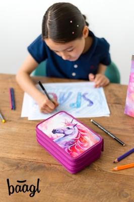 Baagl Etui - Pennenzak Unicorn 3-ritsen