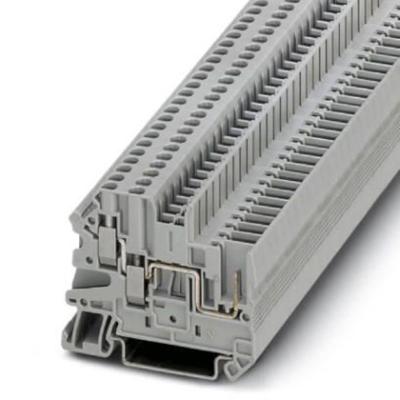 Phoenix Contact 3060490 Doorgangsklem 5.2 mm Schroeven Grijs 50 stuk(s)