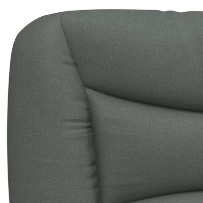 Bedframe zonder matras 100x200 cm stof donkergrijs - thumbnail