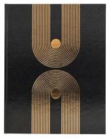 Gastenboek exacompta graphik 270x220 blanco zwart - thumbnail