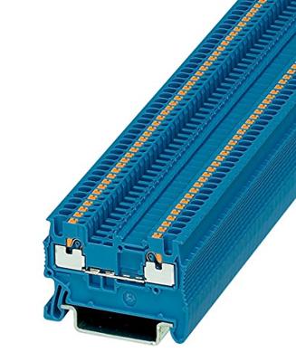 Phoenix Contact 3208126 Doorgangsserieklem 3.5 mm Snelaansluiting Blauw 50 stuk(s) Phoenix Contact 3208126 Doorgangsserieklem 3.5 mm Snelaansluiting Blauw 50 stuk(s)