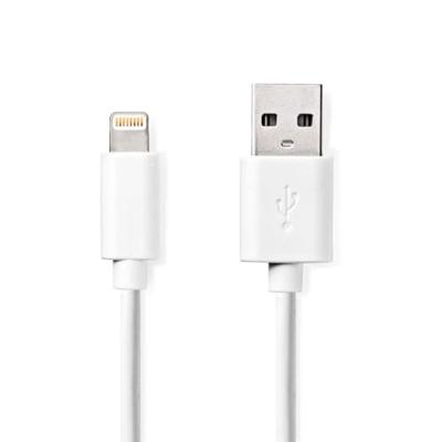 Nedis Oplaadkabel Apple lightning 8-pins naar USB 1m wit Nedis Oplaadkabel Apple lightning 8-pins naar USB 1m wit