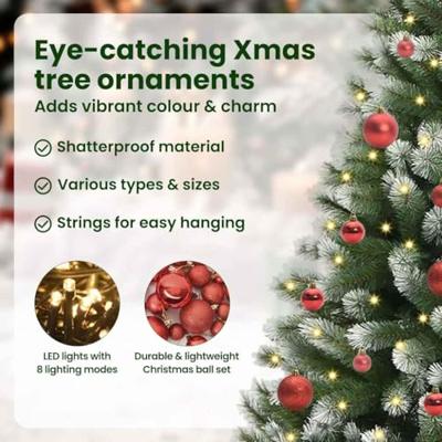 VidaXL Kunstmatige scharnierkerstboom met bedekte sneeuw 150 cm