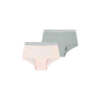 Name it 2-pak meisjes hipster - Organic - Kinder dames onderbroek katoen - Boxershort - 116 - Roze - Onderbroek - Ondergoed - 116 - Onderbroek - -