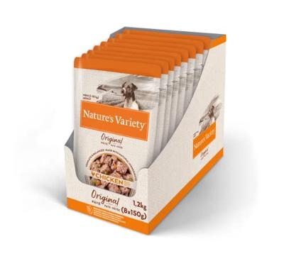 NATURES VARIETY ORIGINAL MINI POUCH CHICKEN 8X150 GR
