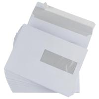 Gallery enveloppen ft 156 x 220 mm, venster rechts, stripsluiting, binnenzijde grijs, 500 stuks - thumbnail