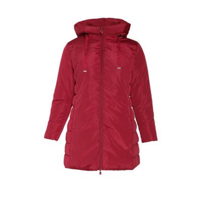 Paprika gewatteerde jas donkerrood Paprika gewatteerde jas donkerrood