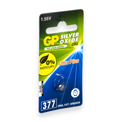 GP Batteries 040UP377C1 Horloge-batterij 377 SR265SW/1,55 V