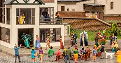 NOCH 16241 H0 Themaset figuren kledingzaak figuren Geverfd