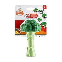 Nylabone, Extreem sterk kauweffect, Nieuw kauwspeeltje gemaakt van broccoli, Duurzaam kauwspeeltje met spek- en kaassmaak, Groot, Voor honden tot 23 kg - thumbnail
