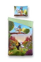 Fabeltjeskrant dekbedovertrek DJ Wally 140 x 200 cm - 60 x 70 cm - thumbnail