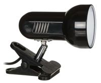 Activejet Clip-on bureaulamp, zwart, metaal, E27 schroefdraad - thumbnail