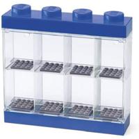 LEGO vitrine 8 mini figuren 18 x 19 cm polypropeen blauw - thumbnail