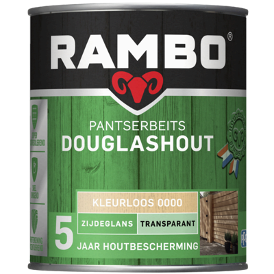 Rambo Pantserbeits Douglashout Transparant - Kleurloos