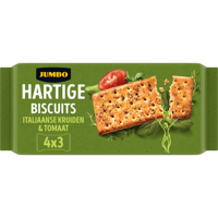 Jumbo Hartige Biscuits Italiaanse Kruiden & Tomaat 4 x 41,4 g - thumbnail
