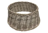 Kerstboommand Rotan White Wash Ø60cm - thumbnail