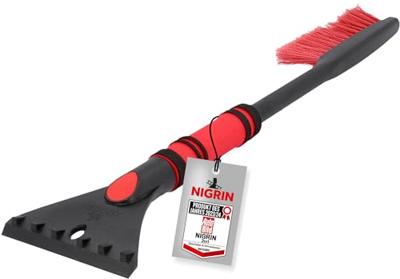 NIGRIN Kunststof IJskrabber / sneeuwbezem Softgrip