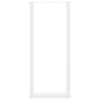 Bartafelpoten 2 st U-vormig 40x(110-111) cm staal wit