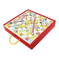 Bigjigs houten bordspellen, 4in1 - thumbnail
