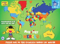 Wereld's Grootste Landen Foam Puzzel (68 Stukjes) - Puzzel;Puzzel (8906057362820) - thumbnail