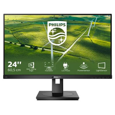 PHILIPS 242B1G/01 led-display, 60,5 cm (23,8 inch) 1920 x 1080 pixels, Full HD, zwart