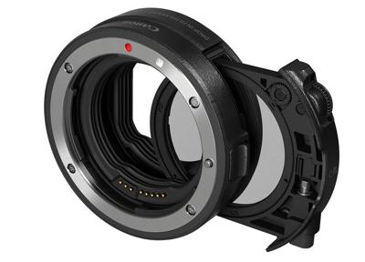Canon EF - EOS R Mount Adapter met drop-in circulair polarisatiefilter A